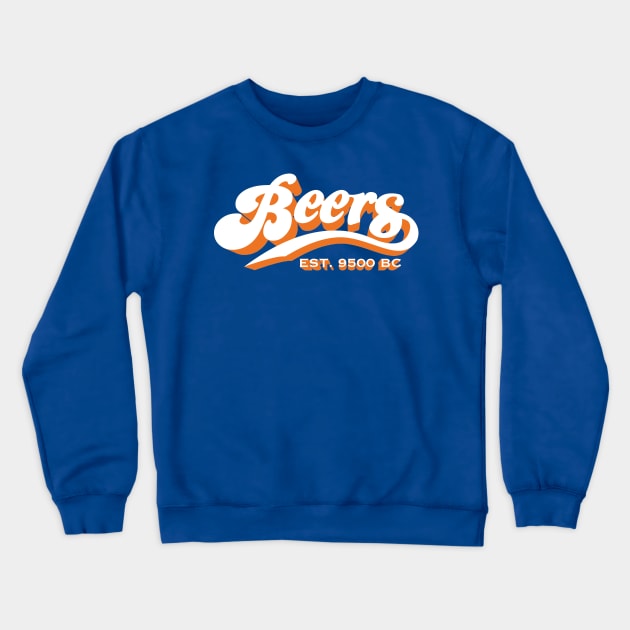 Where everyone drinks your name - Orange Crewneck Sweatshirt by Kevinokev